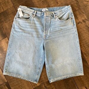 Re/Done Blue Jean Shorts Vintage Style